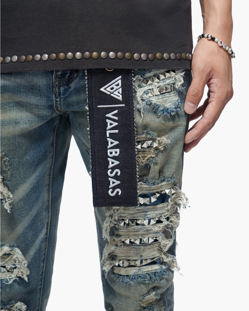 Nobleton Medium Dirty Blue Skinny Jeans