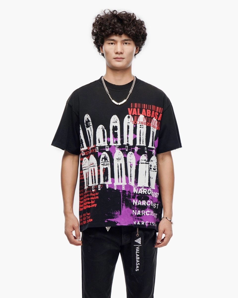 Narcissist Black Tee - Valabasas