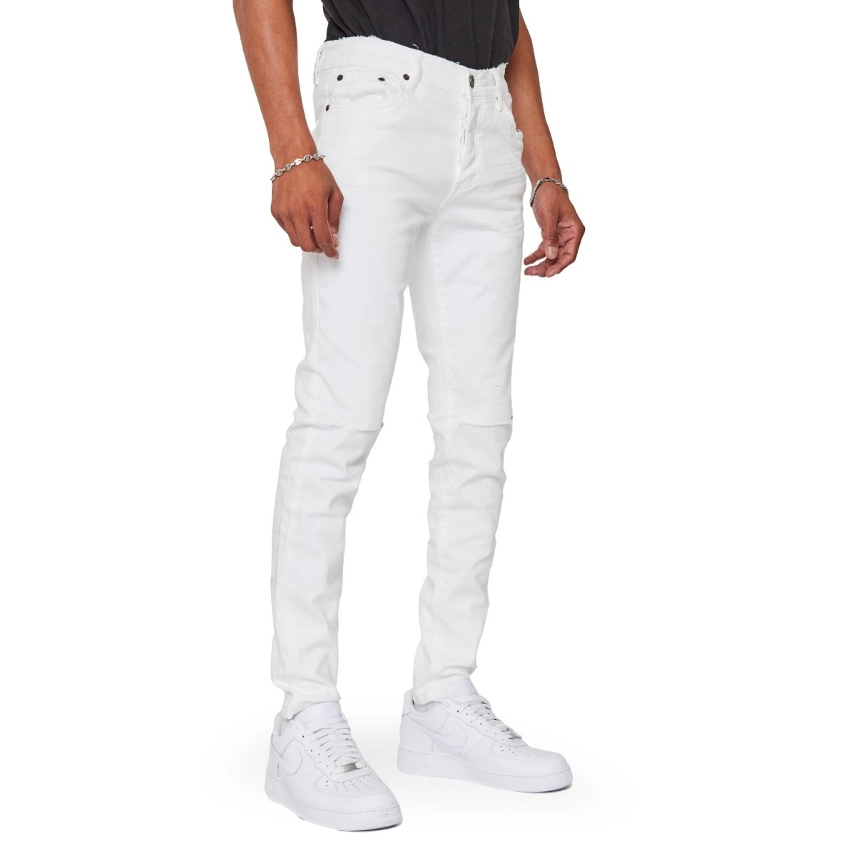 "MR CLEAN 2.0" SKINNY JEAN WHITE - Valabasas