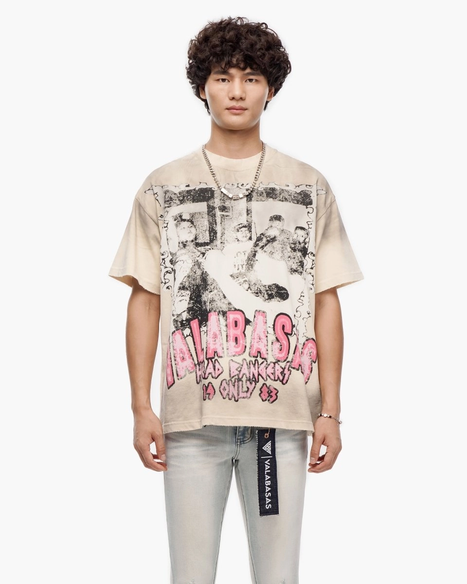 Head Bangers Cream Tee